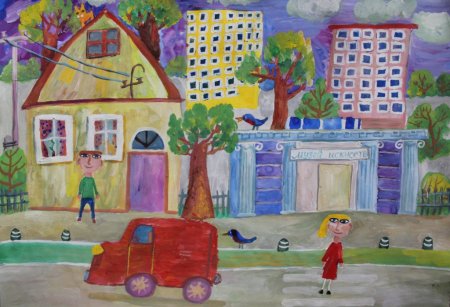 Рисование моя улица
