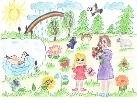 Рисунок на тему мир глазами детей