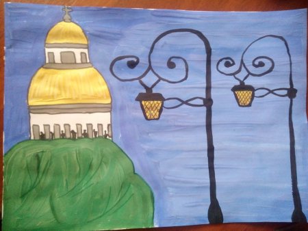 Детские рисунки ко Дню города