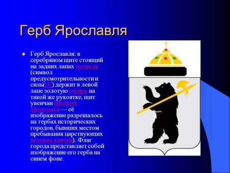 Герб Ярославля и Ярослав Мудрый