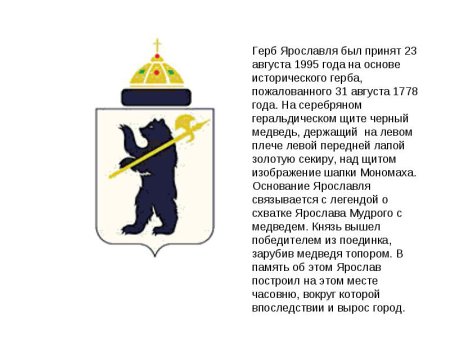 Ярославль герб города