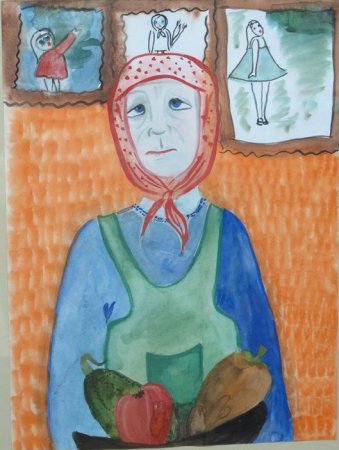 Детские рисунки бабушки