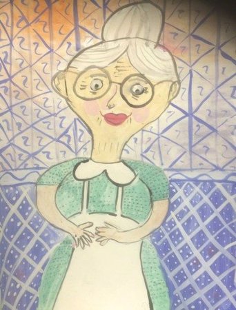 Бабушка рисование