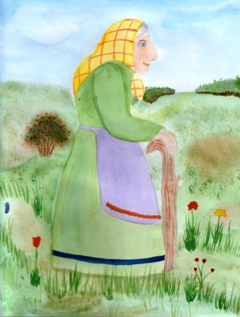 Детские рисунки бабушки