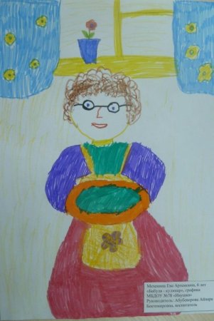 Детские рисунки бабушки