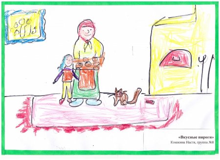 Детские рисунки "Мои дедушка и бабушка"