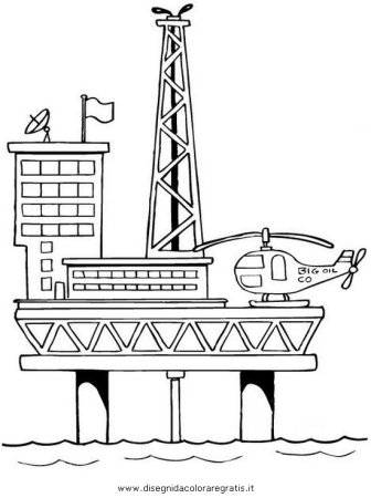 Нефтяник раскраска для детей