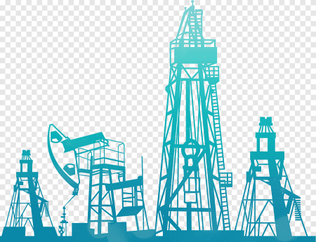 Нефтяная буровая вышка вектор