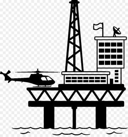 Стилизованная нефтяная вышка