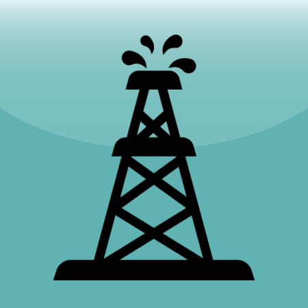Нефтяная вышка из бумаги