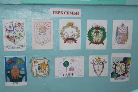 Герб семьи для детского сада