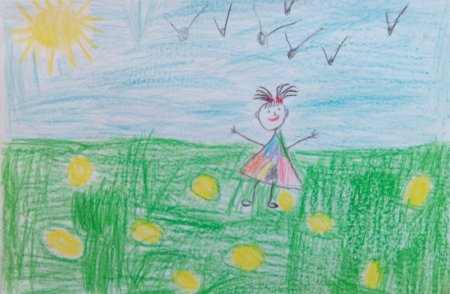 Рисунки детей на тему летние каникулы