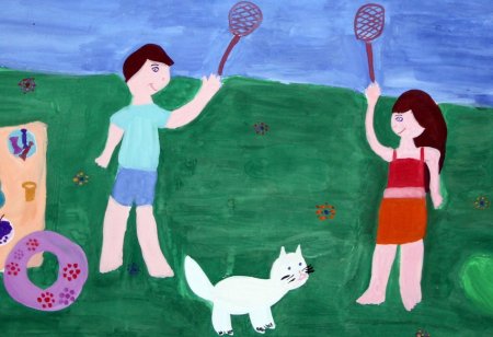 Рисование на тему Мои друзья