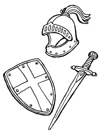 Шлем рыцаря тамплиера