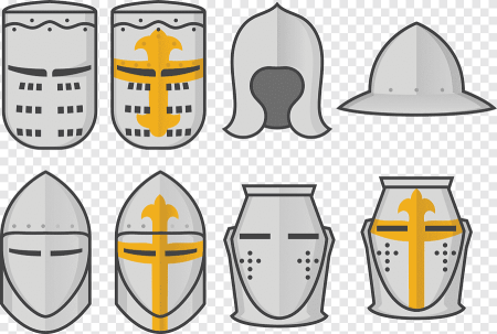 Геральдический шлем рыцаря