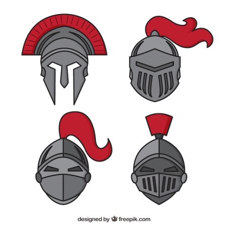 Рыцарский шлем раскраска