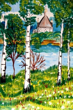 Рисунок на тему родной край