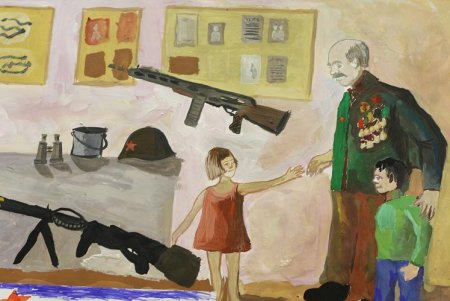 Рисунок на тему музей