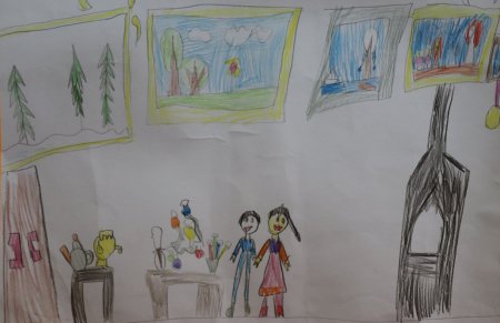 Рисование тема музей