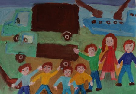 Музей в жизни города детские рисунки