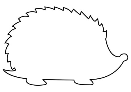 Аппликация Ежик