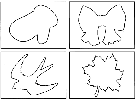 Трафареты для поделок