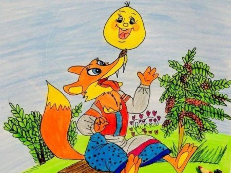 Колобок рисунок