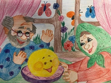 Детские рисунки к сказкам