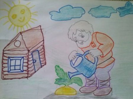 Детские рисунки к сказкам