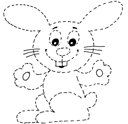 Рисование по контуру для детей