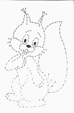 Рисование по контуру для детей