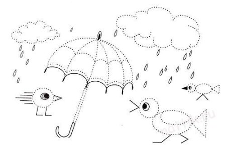 Обведи для дошкольников