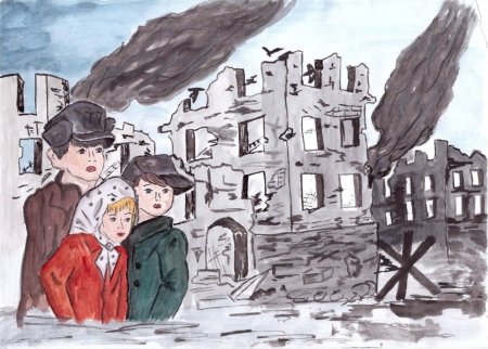 Детские рисунки о войне