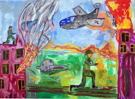 Конкурс рисунков война глазами детей