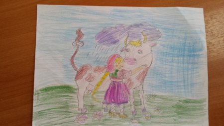 Рисунок к сказке крошечка Хаврошечка