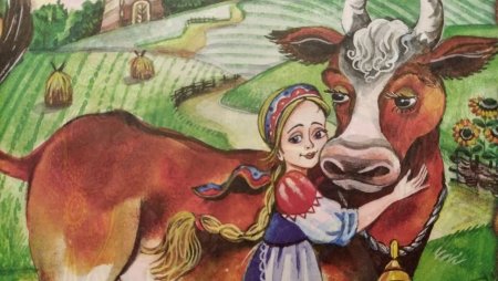 Рис. К сказке крошечка Хаврошечка