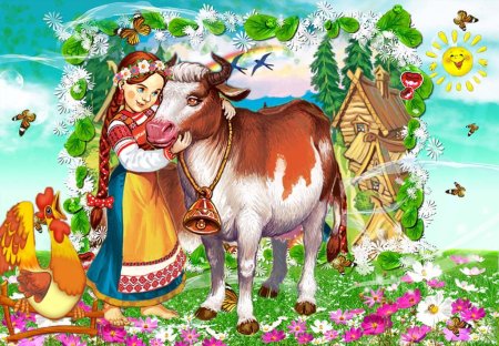 Крошечка Хаврошечка аппликация