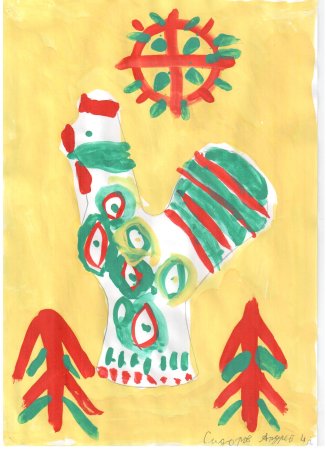 Рисование филимоновские игрушки ср гр