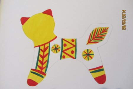 Филимоновская роспись старшая группа