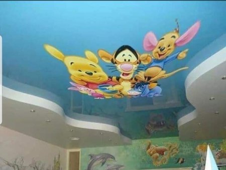 Потолки с фотопечатью в детскую