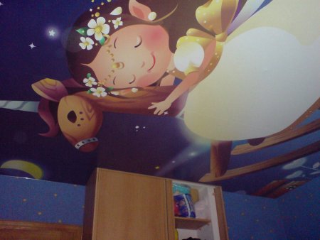 Натяжные потолки мультяшные