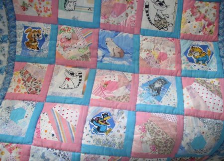 Детское лоскутное одеяло своими руками мастер класс