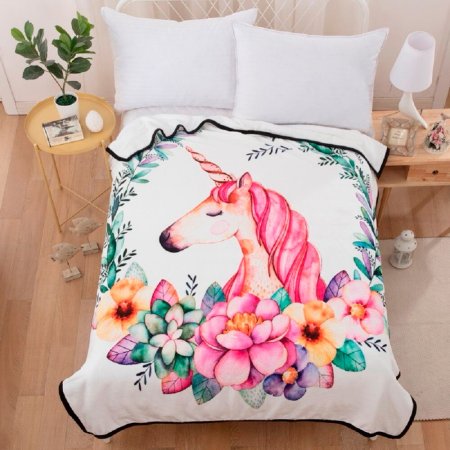 Одеяло с единорогом
