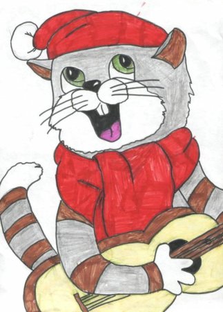 Матроскин карандашом