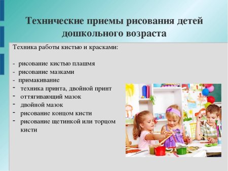 Консультация нетрадиционные техники рисования