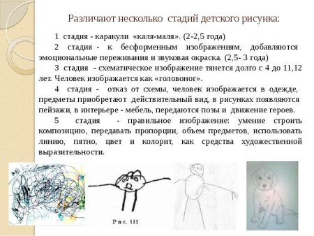 Специфика рисования дошкольников