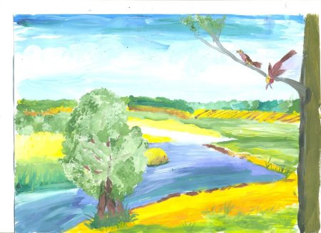 Рисунок на тему Кубань