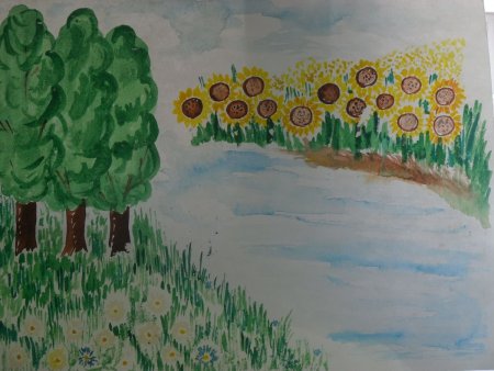 Рисование на тему Кубань