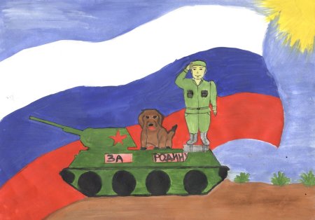 Солдат рисунок для детей