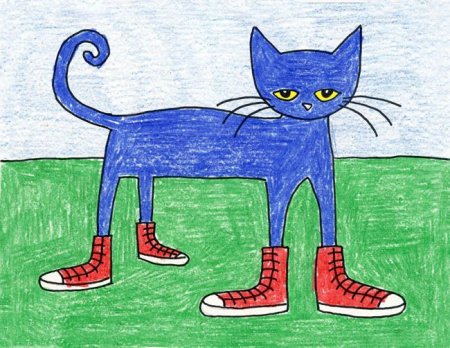 Детские рисунки котов